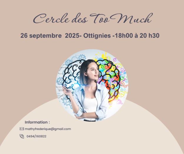 Vendredi 26 septembre 2025 à 18:00 - CERCLE DES TOO MUCH